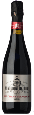 24,95 € Kostenloser Versand | Rotwein Venturini Baldini Lambrusco Secco M.se Manodori D.O.C. Reggiano Emilia-Romagna Italien Lambrusco Maestri, Lambrusco Salamino, Lambrusco Grasparossa, Lambrusco Marani Flasche 75 cl