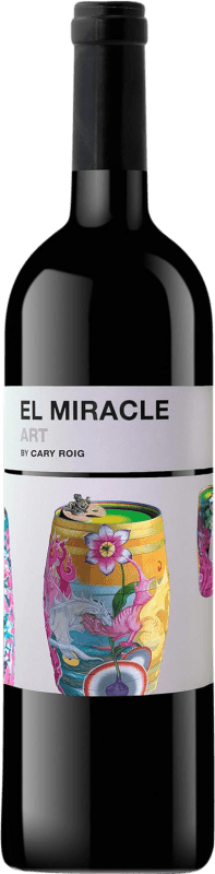 13,95 € Free Shipping | Red wine Vicente Gandía El Miracle Art Aged D.O. Alicante Valencian Community Spain Tempranillo, Merlot, Syrah, Monastrell, Pinot Black Bottle 75 cl