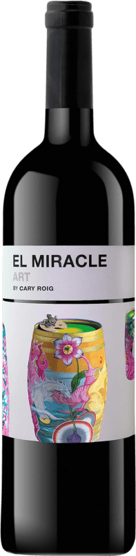 10,95 € Envío gratis | Vino Tinto Vicente Gandía El Miracle Art Crianza D.O. Alicante Comunidad Valenciana España Tempranillo, Merlot, Syrah, Monastrell, Pinot Negro 75 cl