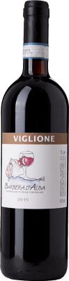 18,95 € Envío gratis | Vino Tinto Viglione Carlo Viglione D.O.C. Barbera d'Alba Piemonte Italia Barbera 75 cl
