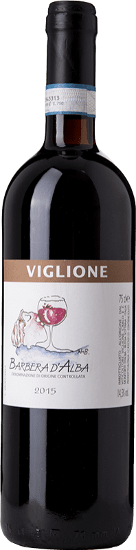 18,95 € Free Shipping | Red Wine Viglione Carlo Viglione D.O.C. Barbera d'Alba Piemonte Italy Barbera 75 cl