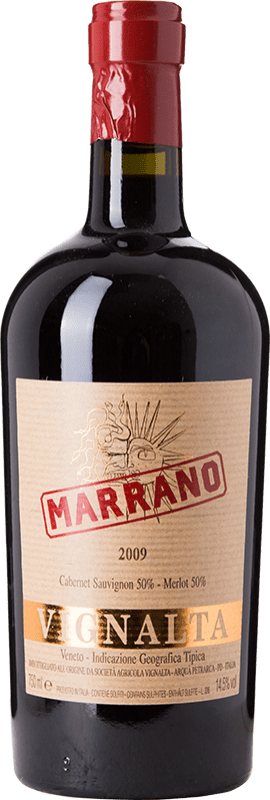 28,95 € Envio grátis | Vinho tinto Vignalta Marrano I.G.T. Veneto Vêneto Itália Merlot, Cabernet Sauvignon Garrafa 75 cl