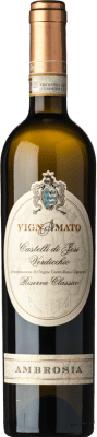 25,95 € Бесплатная доставка | Белое вино Vignamato Ambrosia Резерв D.O.C.G. Castelli di Jesi Verdicchio Riserva Marche Италия Verdicchio бутылка 75 cl