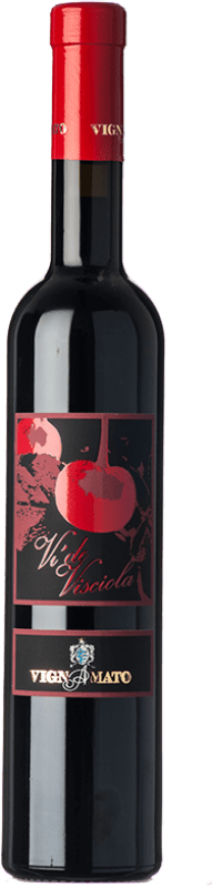 22,95 € Free Shipping | Sweet wine Vignamato Vì di Visciola I.G.T. Marche Marche Italy Medium Bottle 50 cl