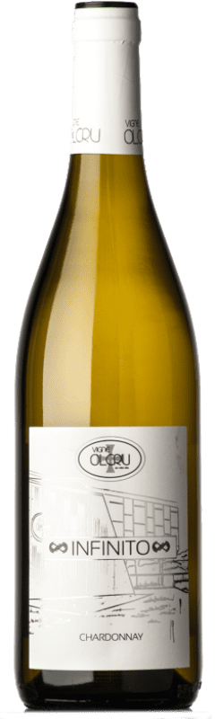 14,95 € Бесплатная доставка | Белое вино OlCru Infinito I.G.T. Lombardia Ломбардии Италия Chardonnay бутылка 75 cl