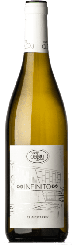 15,95 € Бесплатная доставка | Белое вино OlCru Infinito I.G.T. Lombardia Ломбардии Италия Chardonnay — Шардоне Бутылка 75 cl