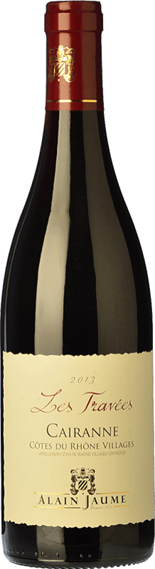 12,95 € 送料無料 | 赤ワイン Alain Jaume Cairanne Les Travées オーク A.O.C. Côtes du Rhône Villages ローヌ フランス Syrah, Grenache, Monastrell ボトル 75 cl