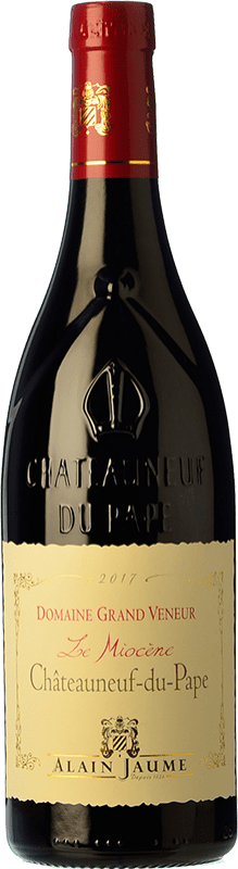 37,95 € Envoi gratuit | Vin rouge Alain Jaume Grand Veneur La Miocène Crianza A.O.C. Châteauneuf-du-Pape Rhône France Syrah, Grenache, Mourvèdre Bouteille 75 cl