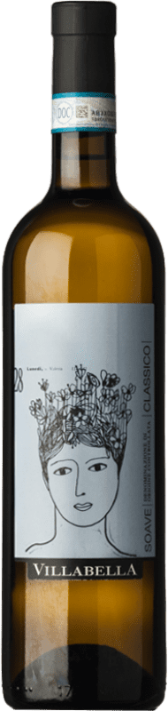 9,95 € Envio grátis | Vinho Branco Villabella D.O.C. Soave Vêneto Itália Trebbiano, Garganega Garrafa 75 cl