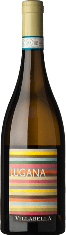 12,95 € 免费送货 | 白酒 Villabella D.O.C. Lugana 威尼托 意大利 Chardonnay, Trebbiano di Lugana 瓶子 75 cl