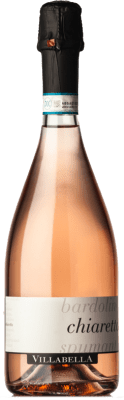 13,95 € Envio grátis | Espumante rosé Villabella Chiaretto Brut D.O.C. Bardolino Vêneto Itália Corvina, Rondinella, Molinara Garrafa 75 cl