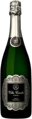 18,95 € 送料無料 | 白スパークリングワイン Villa Conchi Brut 予約 D.O. Cava スペイン Macabeo, Xarel·lo, Chardonnay, Parellada ボトル 75 cl