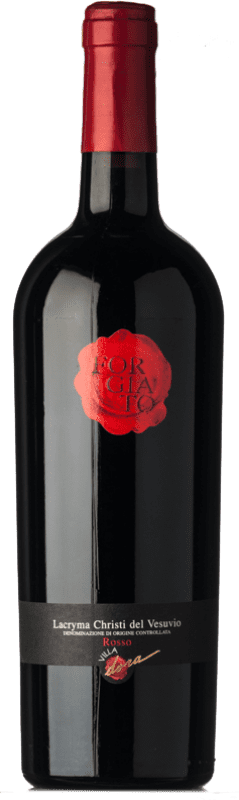 29,95 € Free Shipping | Red Wine Villa Dora Lacryma Christi Forgiato D.O.C. Vesuvio Campania Italy Aglianico, Piedirosso Bottle 75 cl