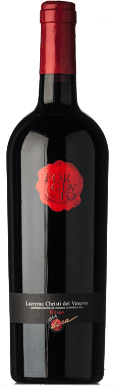 29,95 € Free Shipping | Red wine Villa Dora Lacryma Christi Rosso Forgiato D.O.C. Vesuvio Campania Italy Aglianico, Piedirosso Bottle 75 cl