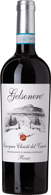 19,95 € Free Shipping | Red wine Villa Dora Lacryma Christi Rosso Gelsonero D.O.C. Vesuvio Campania Italy Aglianico, Piedirosso Bottle 75 cl