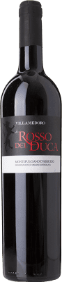 14,95 € Free Shipping | Red wine Villamedoro Rosso del Duca D.O.C. Montepulciano d'Abruzzo Abruzzo Italy Montepulciano Bottle 75 cl