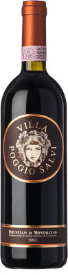 107,95 € Spedizione Gratuita | Vino rosso Poggio Salvi Annate Storiche 1997 D.O.C.G. Brunello di Montalcino Toscana Italia Sangiovese Bottiglia 75 cl