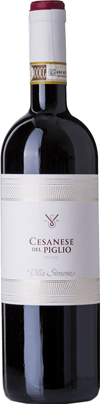 15,95 € Envío gratis | Vino Tinto Villa Simone I.G.T. Cesanese del Piglio Lazio Italia Cesanese Botella 75 cl