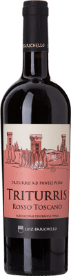 16,95 € 送料無料 | 赤ワイン Villa Triturris Luiz Barichello I.G.T. Toscana トスカーナ イタリア Merlot, Cabernet Sauvignon, Sangiovese, Malbec ボトル 75 cl