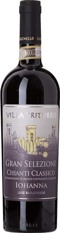 39,95 € 免费送货 | 红酒 Villa Triturris Luiz Barichello Gran Selezione Iohanna D.O.C.G. Chianti Classico 托斯卡纳 意大利 Sangiovese 瓶子 75 cl