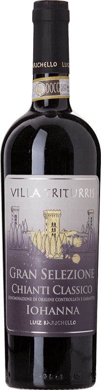 39,95 € Envoi gratuit | Vin rouge Villa Triturris Luiz Barichello Gran Selezione Iohanna D.O.C.G. Chianti Classico Toscane Italie Sangiovese Bouteille 75 cl