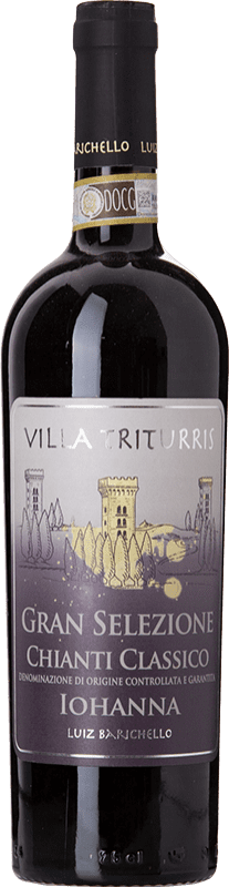 41,95 € Envío gratis | Vino Tinto Villa Triturris Luiz Barichello Iohanna Classico — Clásico, Selezione — Selección D.O.C.G. Chianti Toscana Italia Sangiovese Botella 75 cl