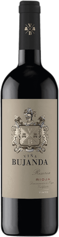 15,95 € Бесплатная доставка | Красное вино Viña Bujanda Резерв D.O.Ca. Rioja Ла-Риоха Испания Tempranillo бутылка 75 cl
