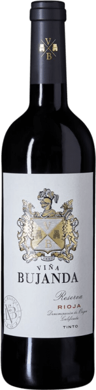 14,95 € Kostenloser Versand | Rotwein Viña Bujanda Reserve D.O.Ca. Rioja La Rioja Spanien Tempranillo Flasche 75 cl