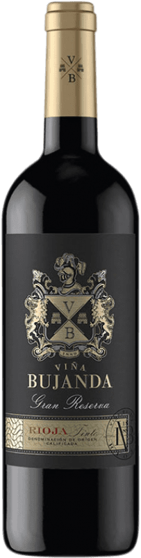 23,95 € Free Shipping | Red wine Viña Bujanda Grand Reserve D.O.Ca. Rioja The Rioja Spain Tempranillo Bottle 75 cl