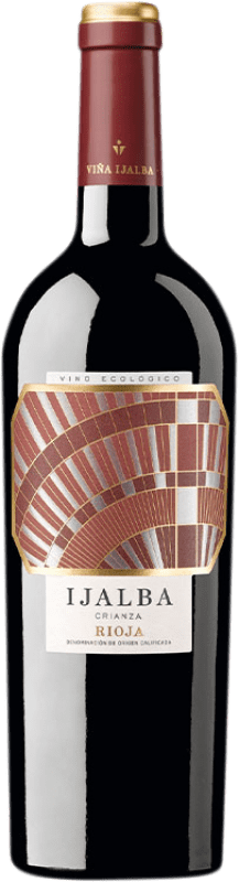 10,95 € Envio grátis | Vinho Tinto Viña Ijalba Crianza D.O.Ca. Rioja La Rioja Espanha Tempranillo, Graciano Eco — Biológico Garrafa 75 cl