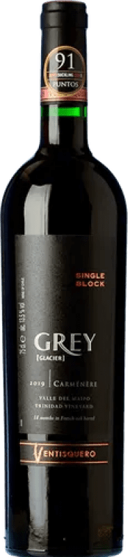 19,95 € Envoi gratuit | Vin rouge Viña Ventisquero Grey Grande Réserve I.G. Valle del Maipo Vallée de Maipo Chili Carmenère Bouteille 75 cl