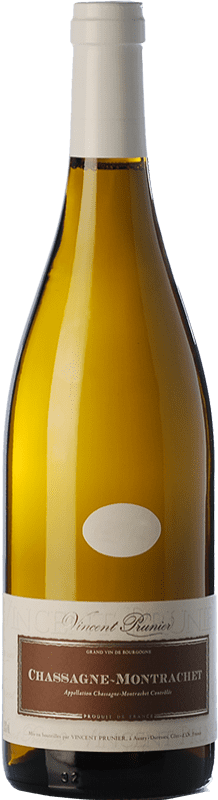 46,95 € 免费送货 | 白酒 Vincent Prunier Blanc 岁 A.O.C. Chassagne-Montrachet 勃艮第 法国 Chardonnay 瓶子 75 cl