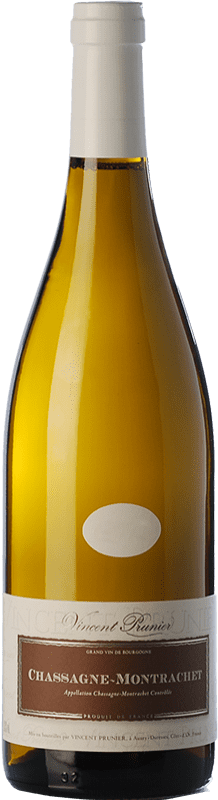 46,95 € Kostenloser Versand | Weißwein Vincent Prunier Blanc Alterung A.O.C. Chassagne-Montrachet Burgund Frankreich Chardonnay Flasche 75 cl