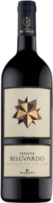 44,95 € Free Shipping | Red wine Mazzei Tenuta Belguardo D.O.C. Maremma Toscana Tuscany Italy Cabernet Sauvignon, Cabernet Franc Bottle 75 cl