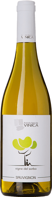 14,95 € Envio grátis | Vinho branco Agricolavinica Vigne del Sorbo D.O.C. Molise Molise Itália Sauvignon Branca Garrafa 75 cl