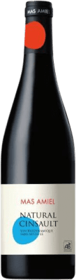 15,95 € Envio grátis | Vinho tinto Mas Amiel Natural I.G.P. Vin de Pays Côtes Catalanes Languedoque-Rossilhão França Cinsault Garrafa 75 cl