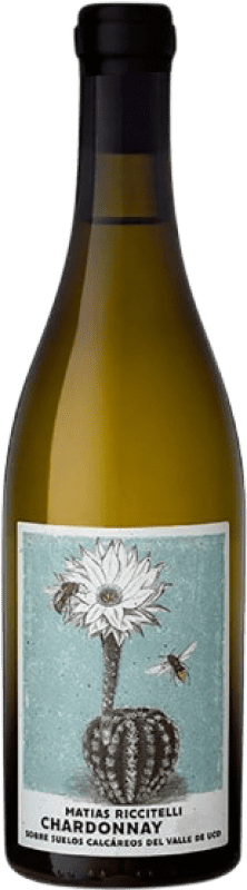 27,95 € Free Shipping | White wine Matías Riccitelli Sobre Suelos Calcáreos I.G. Valle de Uco Mendoza Argentina Chardonnay Bottle 75 cl