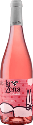10,95 € Free Shipping | Rosé wine Vinos La Zorra Rosado D.O.P. Vino de Calidad Sierra de Salamanca Castilla y León Spain Tempranillo, Rufete Bottle 75 cl