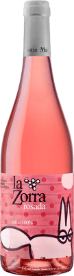 10,95 € Envío gratis | Vino rosado Vinos La Zorra Rosado D.O.P. Vino de Calidad Sierra de Salamanca Castilla y León España Tempranillo, Rufete Botella 75 cl