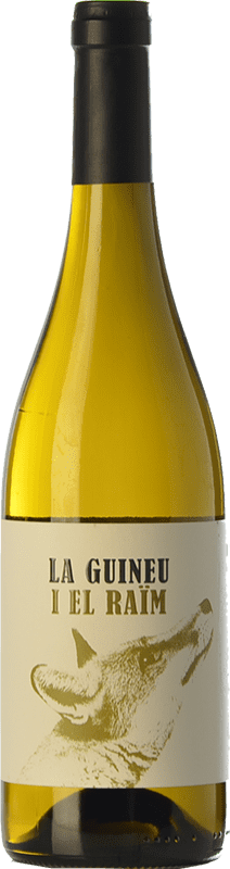 14,95 € Envio grátis | Vinho branco Vins Inquiets La Guineu i el Raïm Blanc D.O. Montsant Catalunha Espanha Grenache Branca Garrafa 75 cl