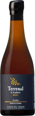 36,95 € Envío gratis | Vino Generoso Fortificado Vinyes del Terrer Terrenal d'Aubert Ranci D.O. Tarragona Cataluña España Garnacha Media Botella 37 cl
