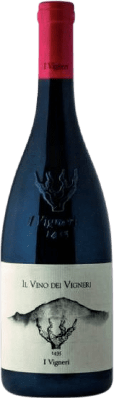 39,95 € Spedizione Gratuita | Vino rosso I Vigneri di Salvo Foti Il Vino dei Vigneri D.O.C. Etna Sicilia Italia Nerello Mascalese, Nerello Cappuccio Bottiglia 75 cl