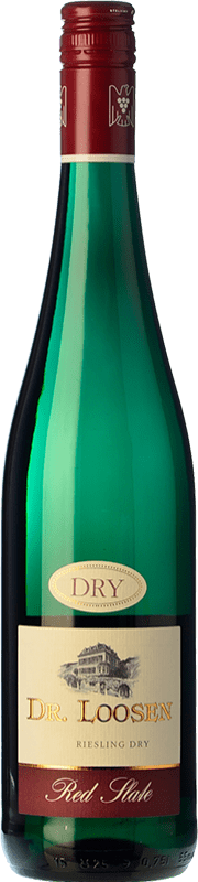 24,95 € Free Shipping | White wine Dr. Loosen Red Slate Dry Aged Q.b.A. Mosel Germany Riesling Bottle 75 cl