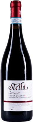 13,95 € Envio grátis | Vinho tinto Stella Giuseppe Convento D.O.C. Freisa d'Asti Piemonte Itália Freisa Garrafa 75 cl
