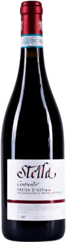 13,95 € Spedizione Gratuita | Vino rosso Stella Giuseppe Convento D.O.C. Freisa d'Asti Piemonte Italia Freisa Bottiglia 75 cl