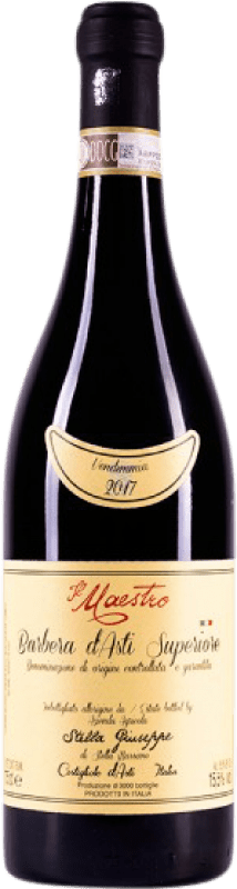 23,95 € Бесплатная доставка | Красное вино Stella Giuseppe Il Maestro Superiore D.O.C. Barbera d'Asti Пьемонте Италия Barbera бутылка 75 cl