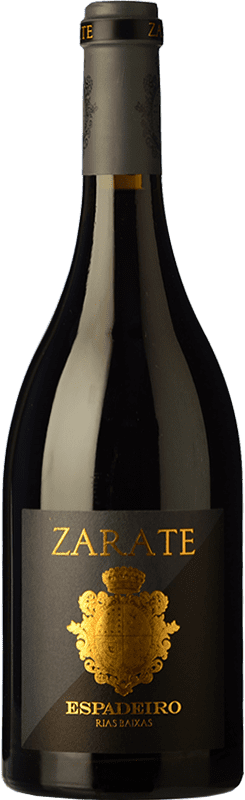 42,95 € Envío gratis | Vino Tinto Zárate Crianza D.O. Rías Baixas Galicia España Espadeiro Botella 75 cl