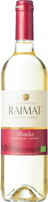10,95 € Envio grátis | Vinho branco Raimat Abadía Blanc D.O. Costers del Segre Catalunha Espanha Chardonnay, Albariño Garrafa 75 cl