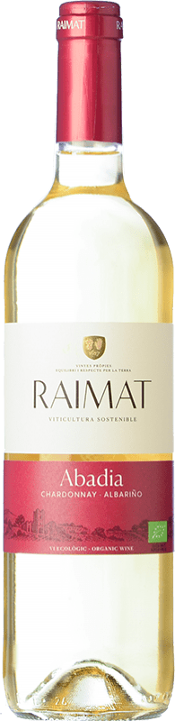 10,95 € Бесплатная доставка | Белое вино Raimat Abadía Blanc D.O. Costers del Segre Каталония Испания Chardonnay, Albariño бутылка 75 cl