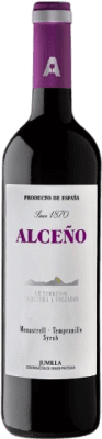 5,95 € Kostenloser Versand | Rotwein Alceño Jung D.O. Jumilla Region von Murcia Spanien Tempranillo, Syrah, Monastrell 75 cl